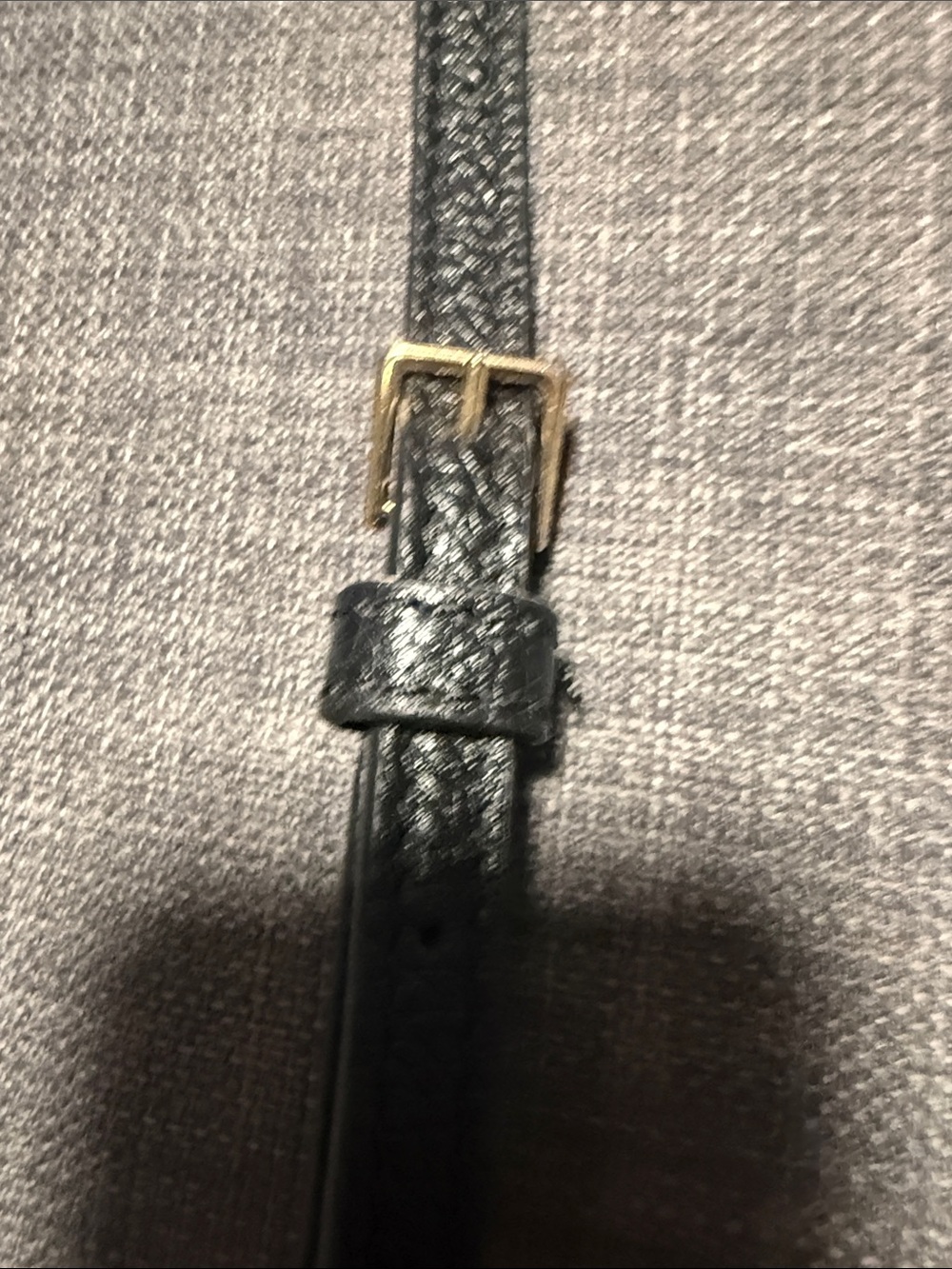 Marc Jacobs Black Pebbled Leather Crossbody with Gold Logo - Picture 9 of 9